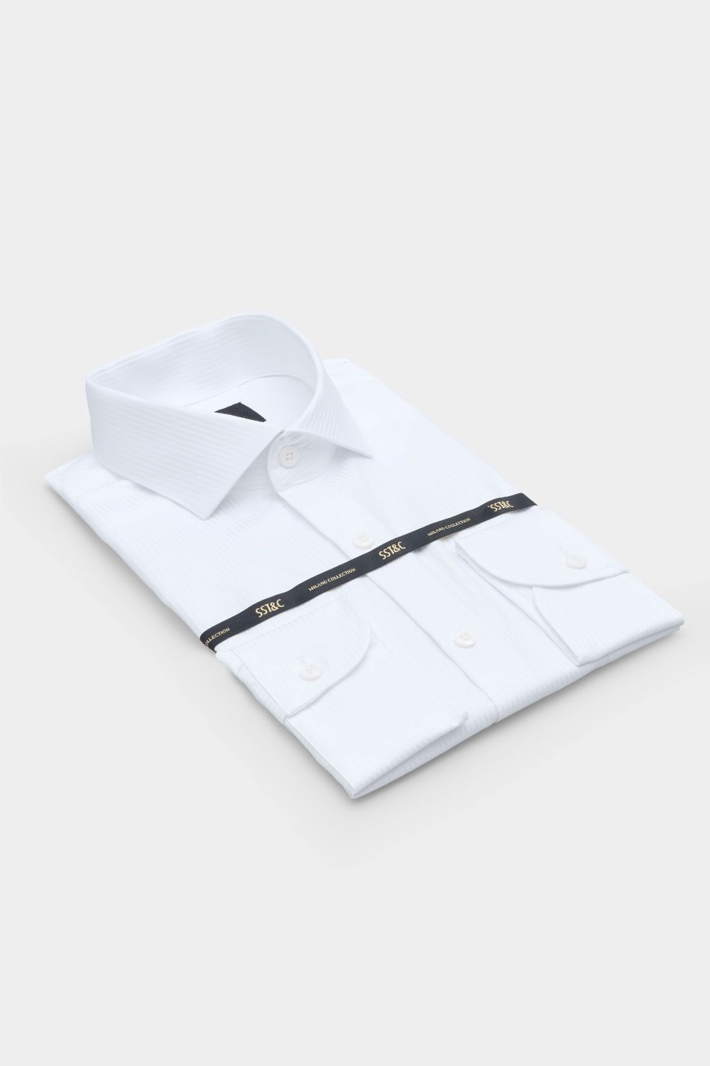 SST&C #Milan Series  White Straight Slim Fit Shirt | 00062409002_5