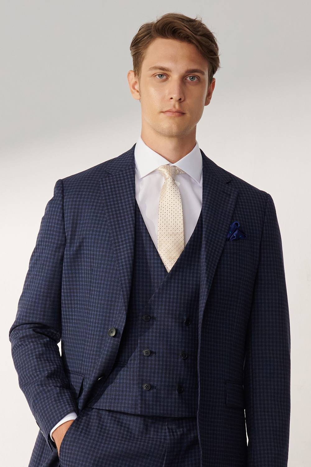 SST&C #Milan Series  White Plain Slim Fit Shirt | 00062409005_5