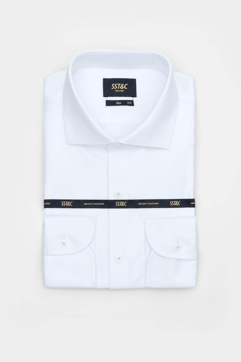 SST&C#米蘭系列 白色紋理修身版襯衫｜00062409006 (Outlet)_6