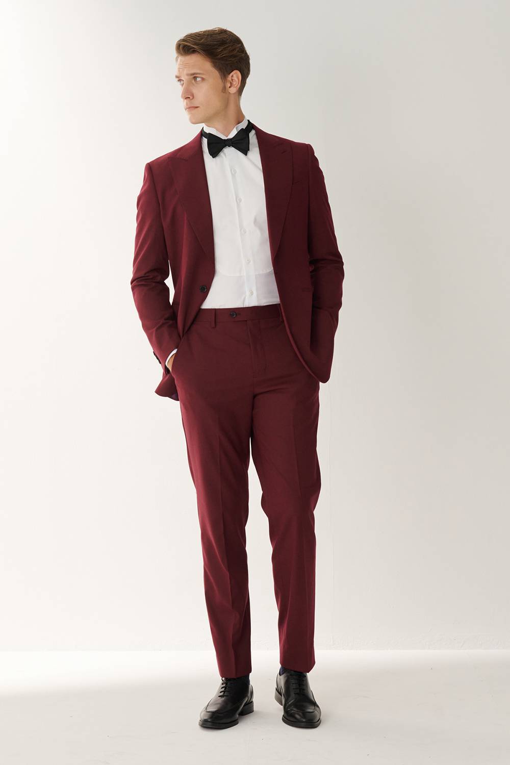 SST&C #Milan Series  White Patchwork Dress Style Slim Fit Shirt | 00062409010_3