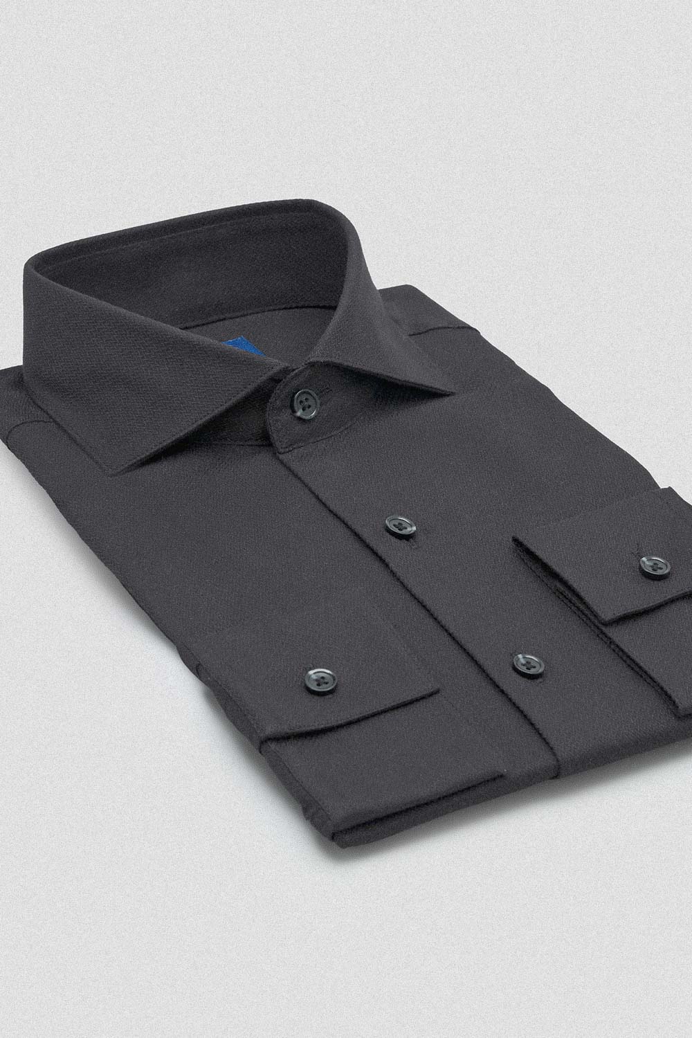 SST&C Black Textured Slim Fit Shirt | 00062409013_6