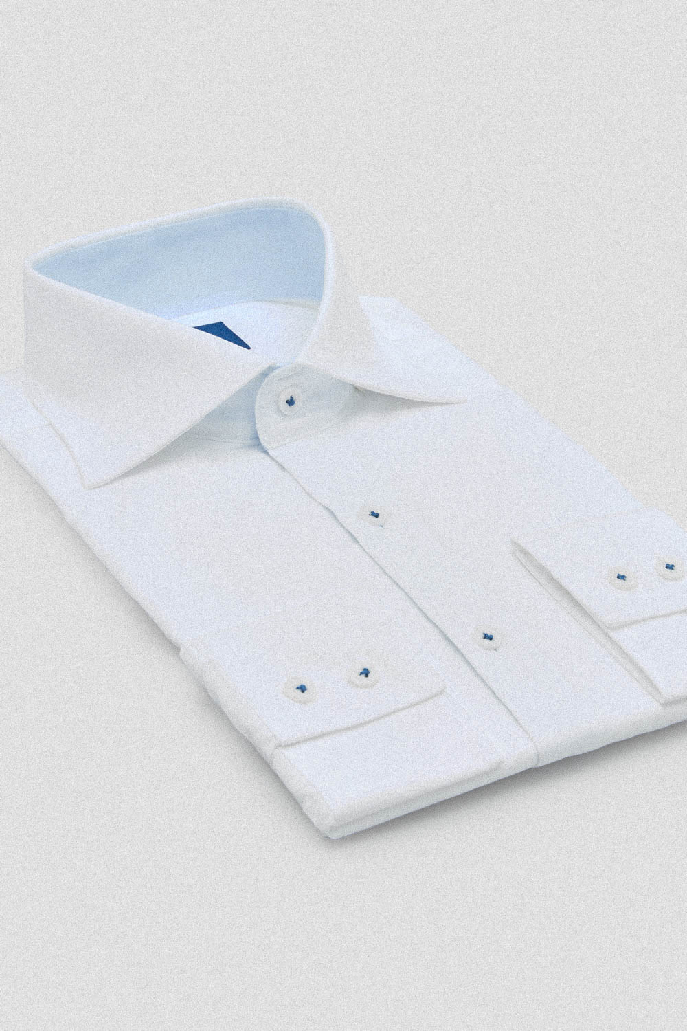 SST&C White Plain Slim Fit Shirt | 00062409017_6