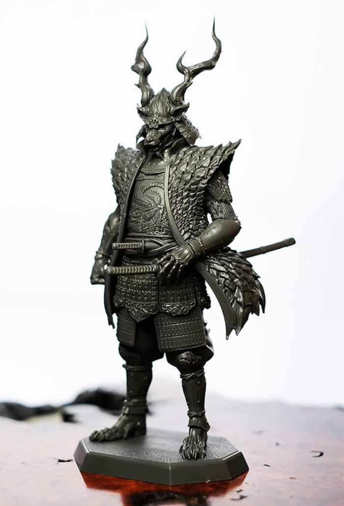 [再販] annulus 十二生肖之武士 龍 組裝式固定塑膠模型_0