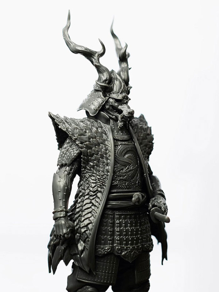 [再販] annulus 十二生肖之武士 龍 組裝式固定塑膠模型_1