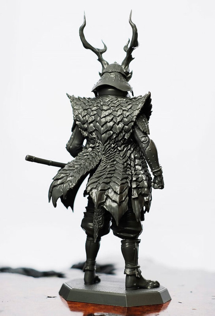 [再販] annulus 十二生肖之武士 龍 組裝式固定塑膠模型_2