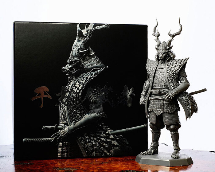 [再販] annulus 十二生肖之武士 龍 組裝式固定塑膠模型_3