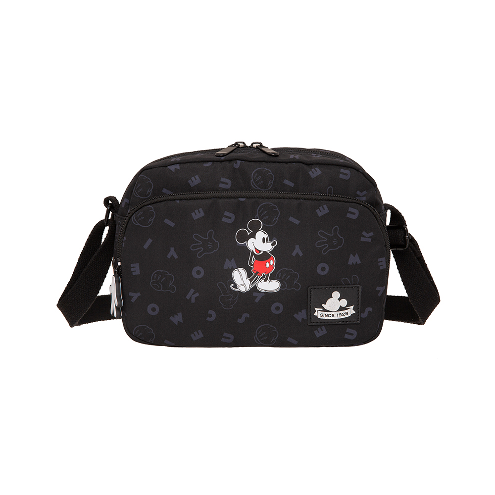 【DISNEY】米奇-復古米奇-側背包-黑 PTD23-E4-61BK_1