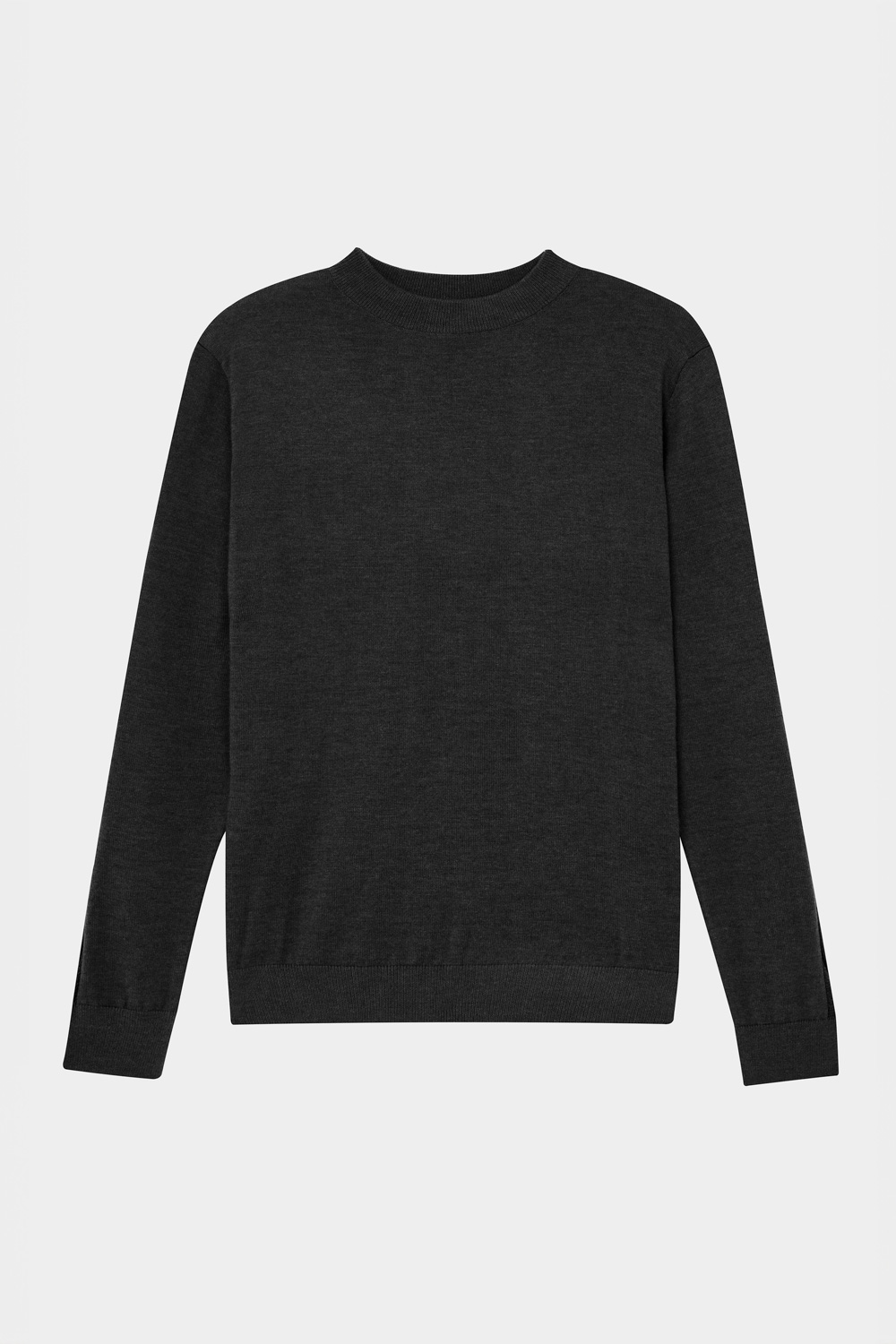 SST&C Black Turtleneck Wool-Blend Sweater | 00182409007_7