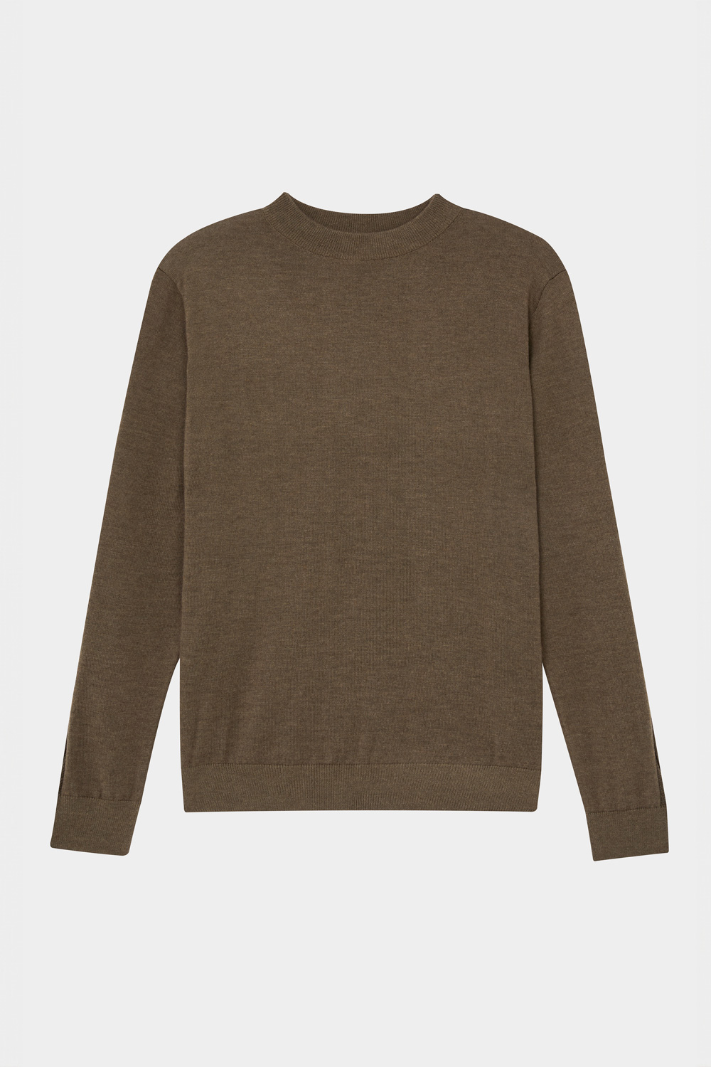SST&C Dark Green Half Turtleneck Wool Blend Sweater | 00182409008_7