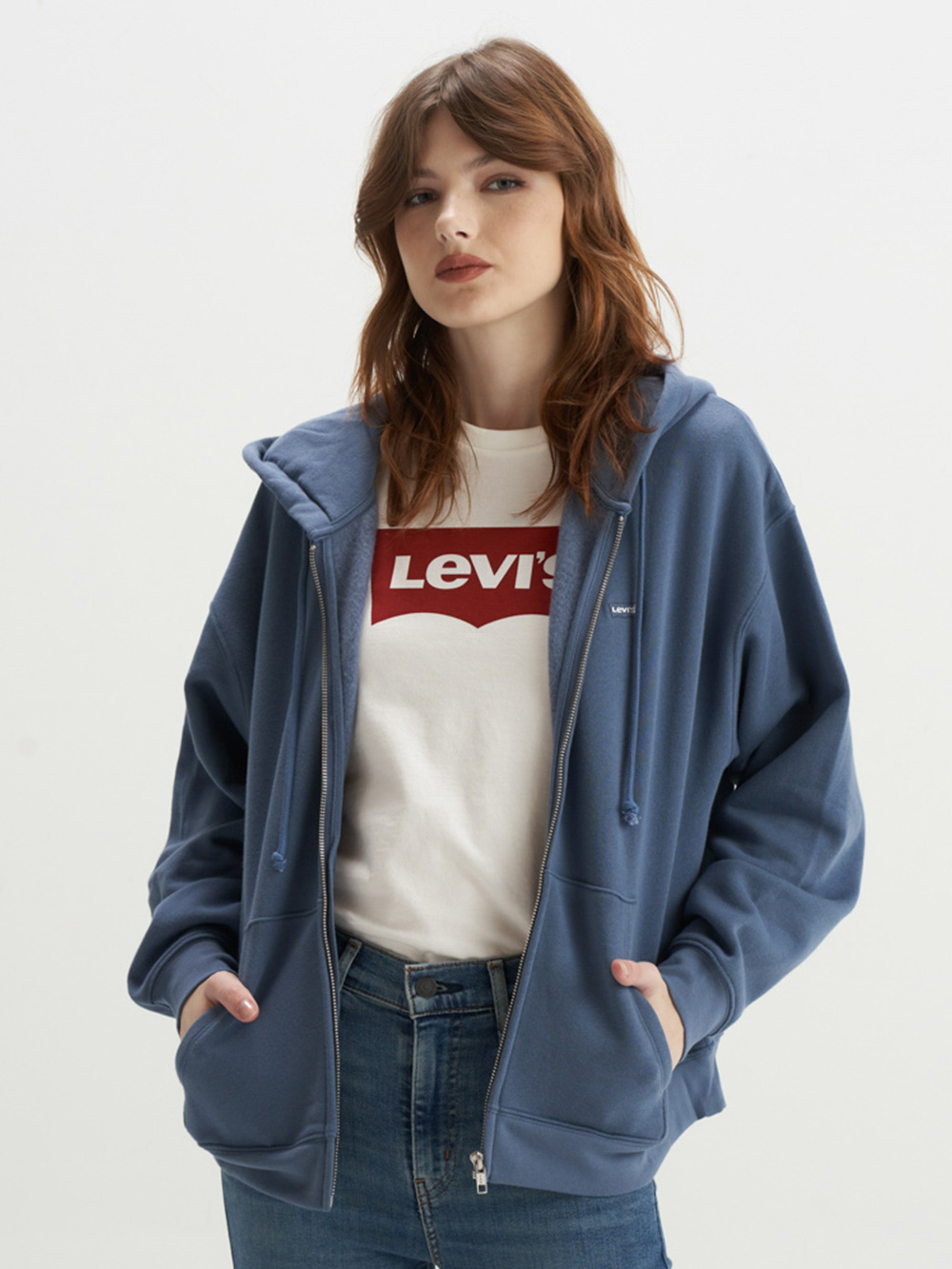女款 長袖LOGO連帽外套 熱賣單品