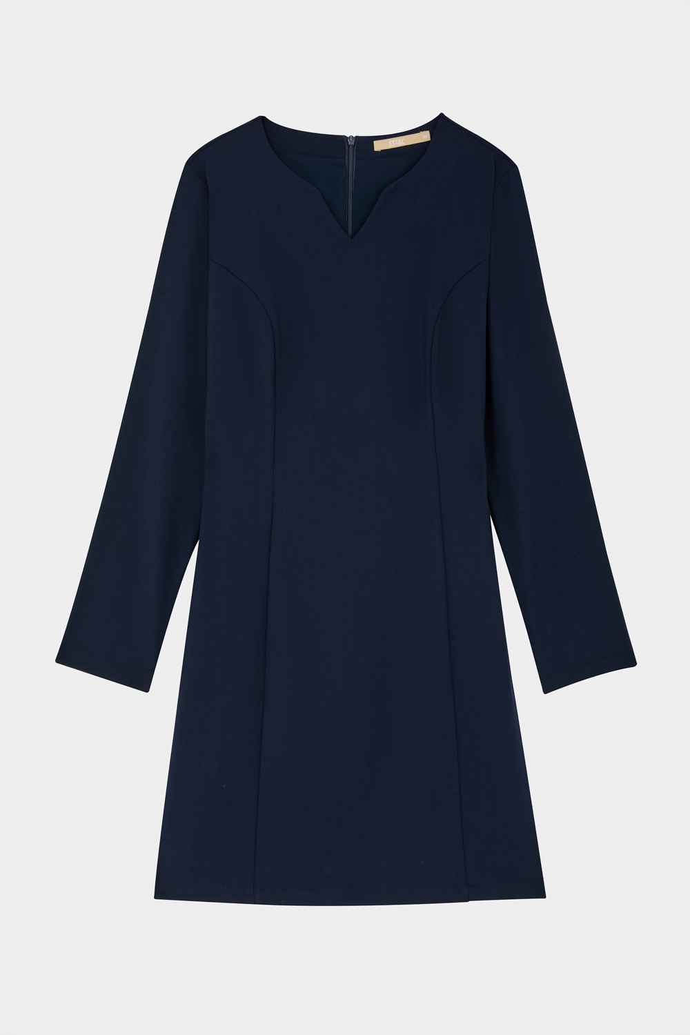 SST&C Dark Blue V-Neck Dress | 01222409001_7
