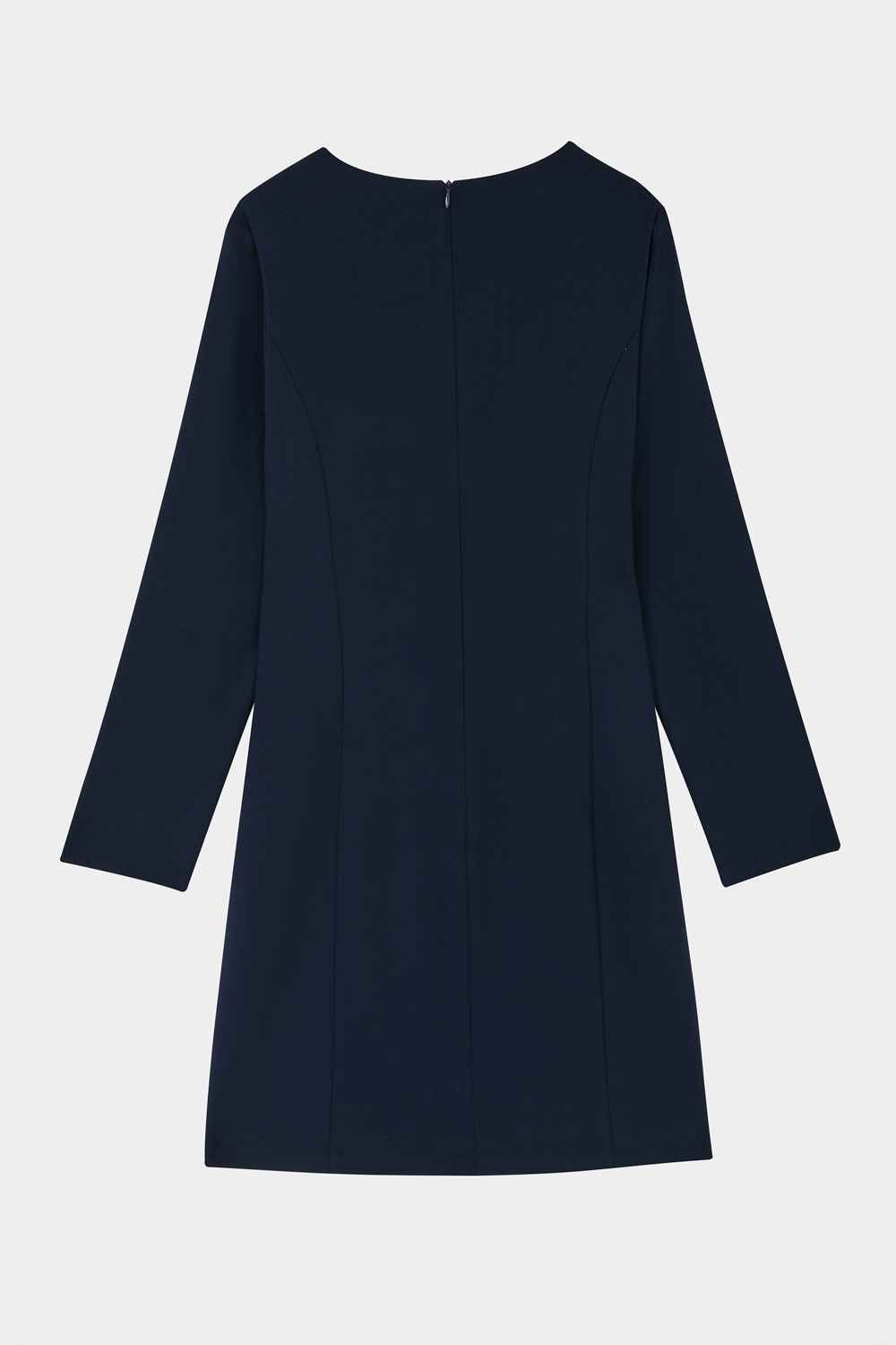 SST&C Dark Blue V-Neck Dress | 01222409001_8