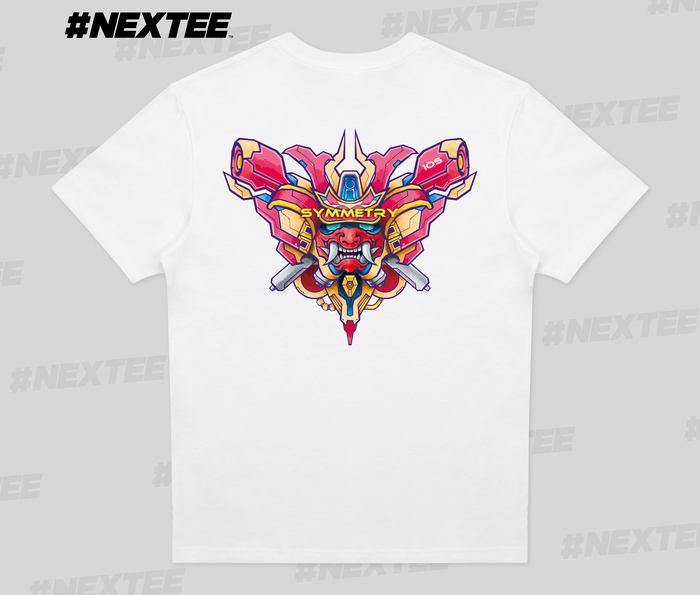 NEXTee 翻轉模玩 沙薩武士 短袖T恤 白色_0