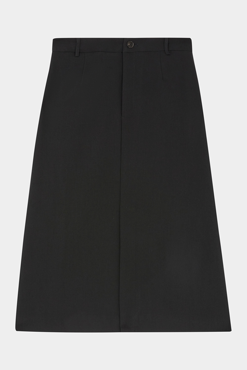 SST&C Black A-Line Slit Midi Skirt | 01232409002_7