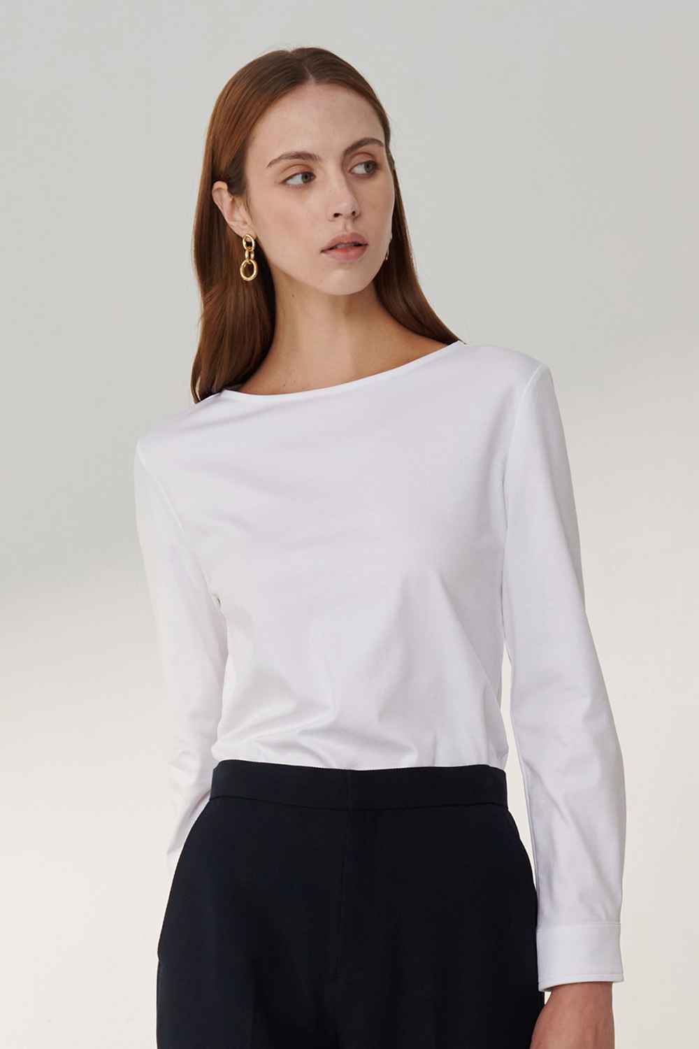 SST&C 白船型領絲滑T-shirt｜01202409001 (Outlet)_0