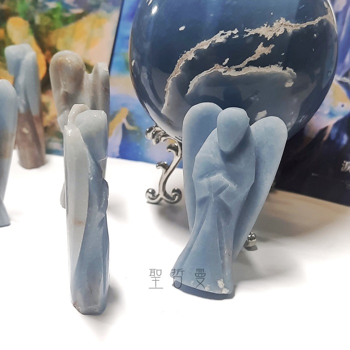 天使石天使(Angelite) 雕件/擺件 ~提升靈性意識、直覺及溝通技巧_3