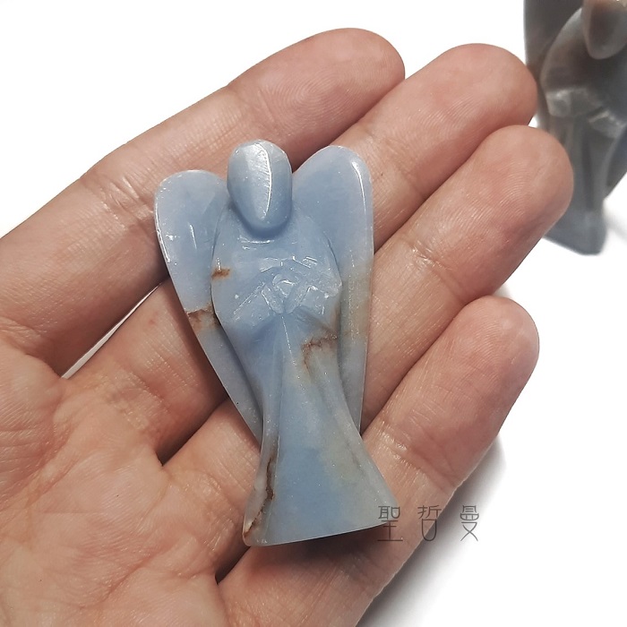 天使石天使(Angelite) 雕件/擺件 ~提升靈性意識、直覺及溝通技巧_5