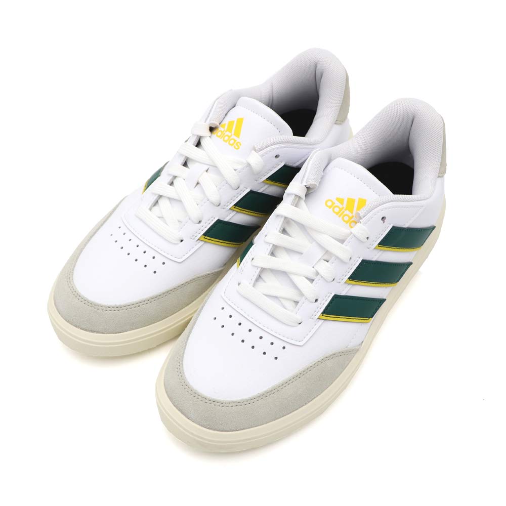 ADIDAS COURTBLOCK 白綠黃 運動休閒鞋 網球鞋 男款 B5570【新竹皇家IG6864】_1