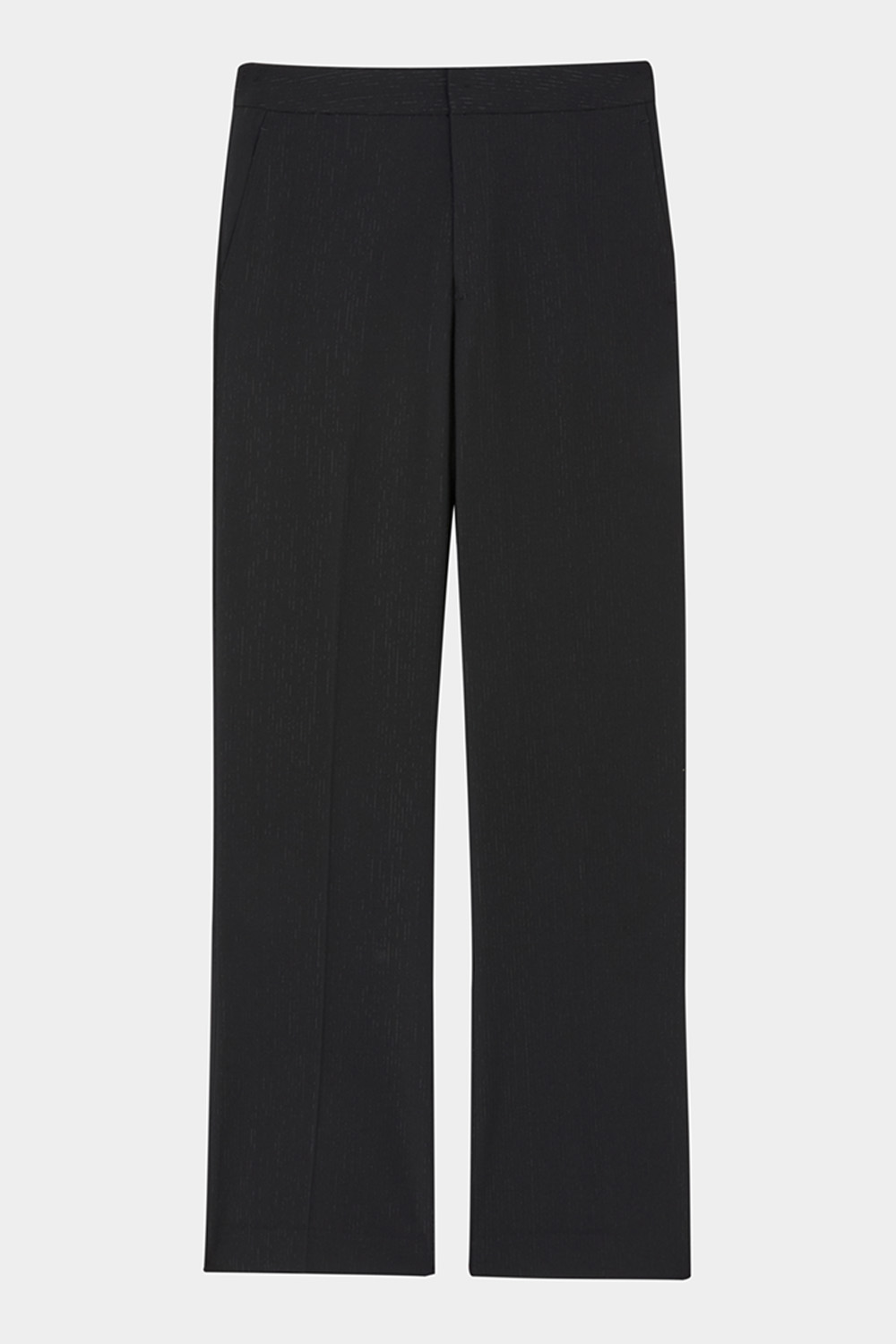 SST&C Black Silver Onion Straight Suit Trousers | 01022409008_5