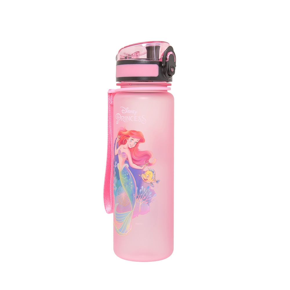 【DISNEY】小美人魚Tritan優質彈蓋提帶水壺500ml-粉色 IMDSB05PK_1