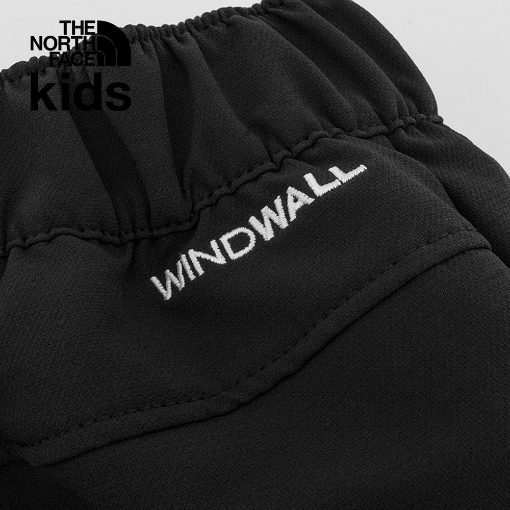 The North Face北面兒童黑色DWR防潑水彈力褲腰戶外徒步長褲｜89XJJK3_6