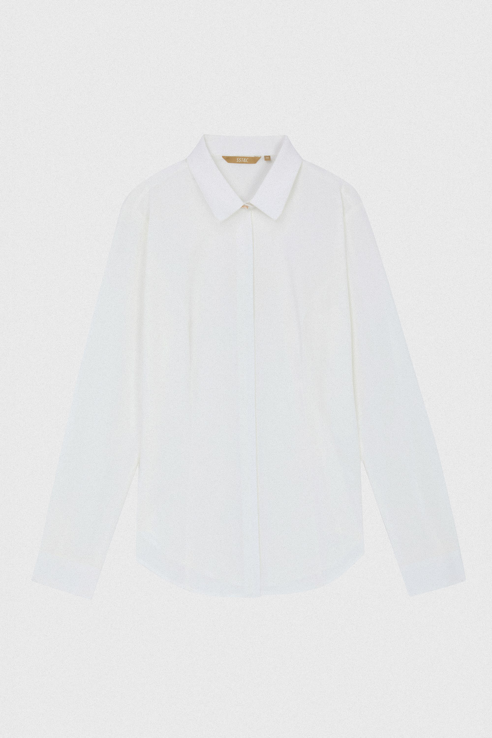 SST&C White Hexagon Collar Fitted Shirt | 01062409001_7