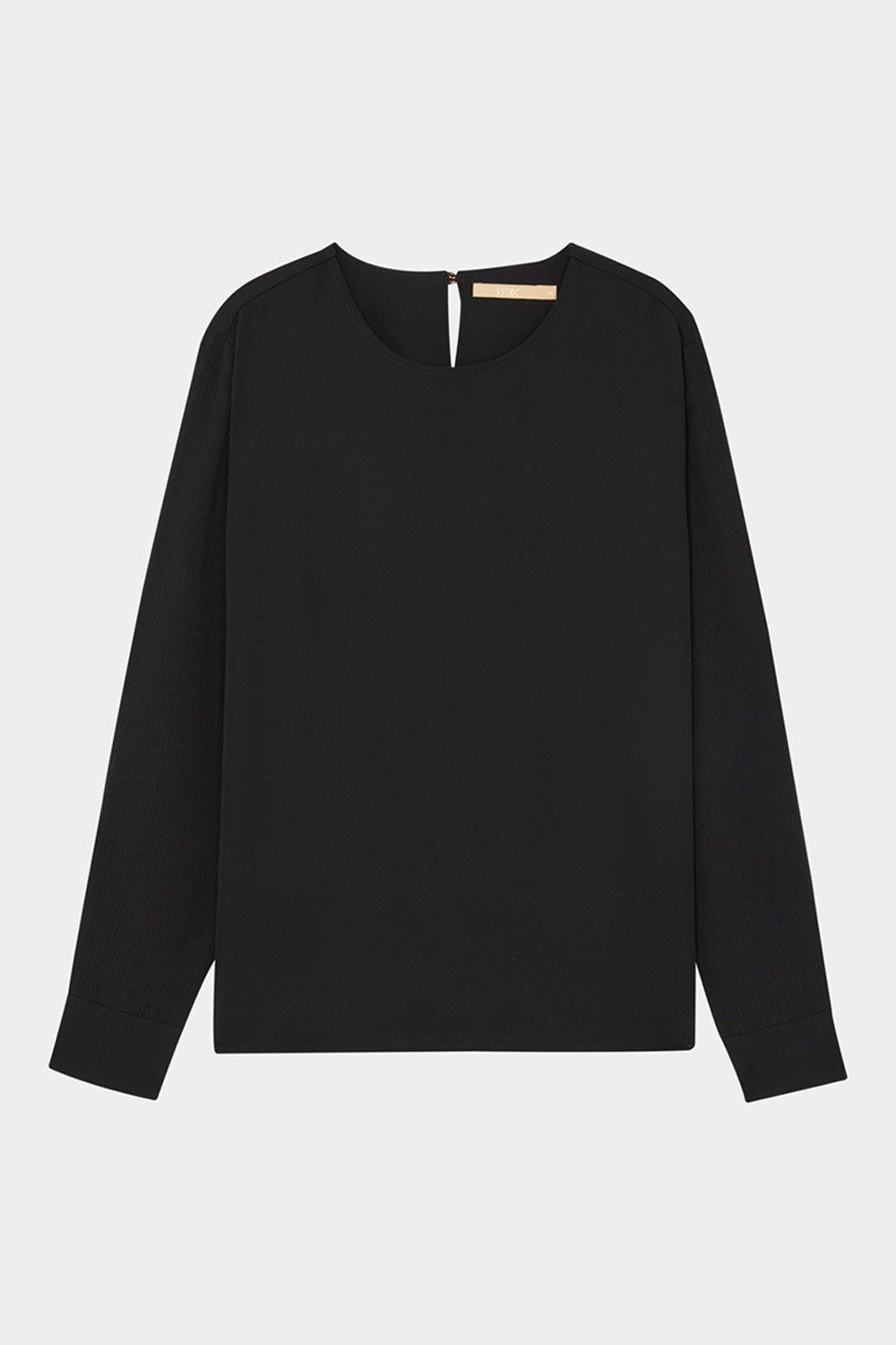 SST&C Black Round Neck Pullover With Sleeves | 01082409004_5