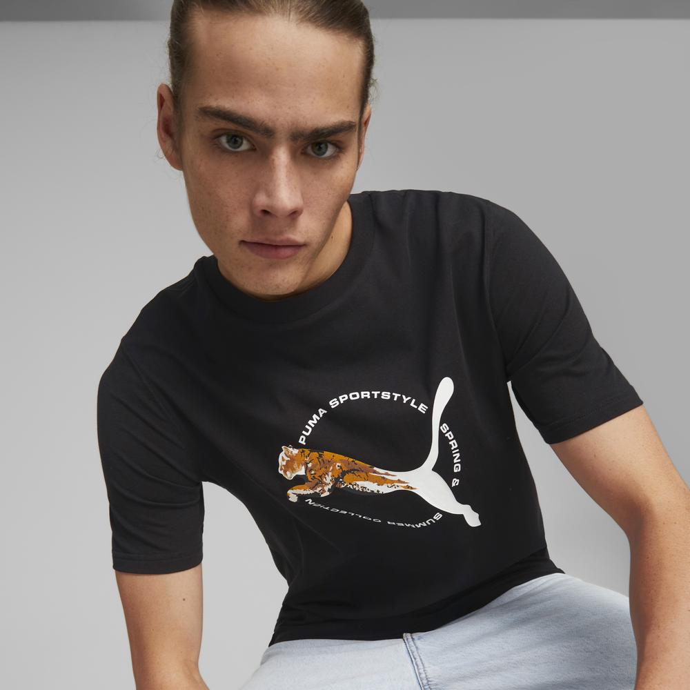 PUMA 流行系列Real Cat短袖T恤 男性_4