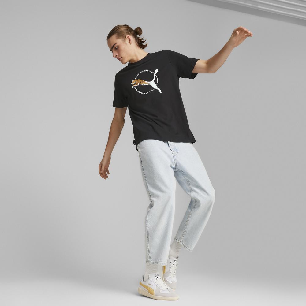 PUMA 流行系列Real Cat短袖T恤 男性_6