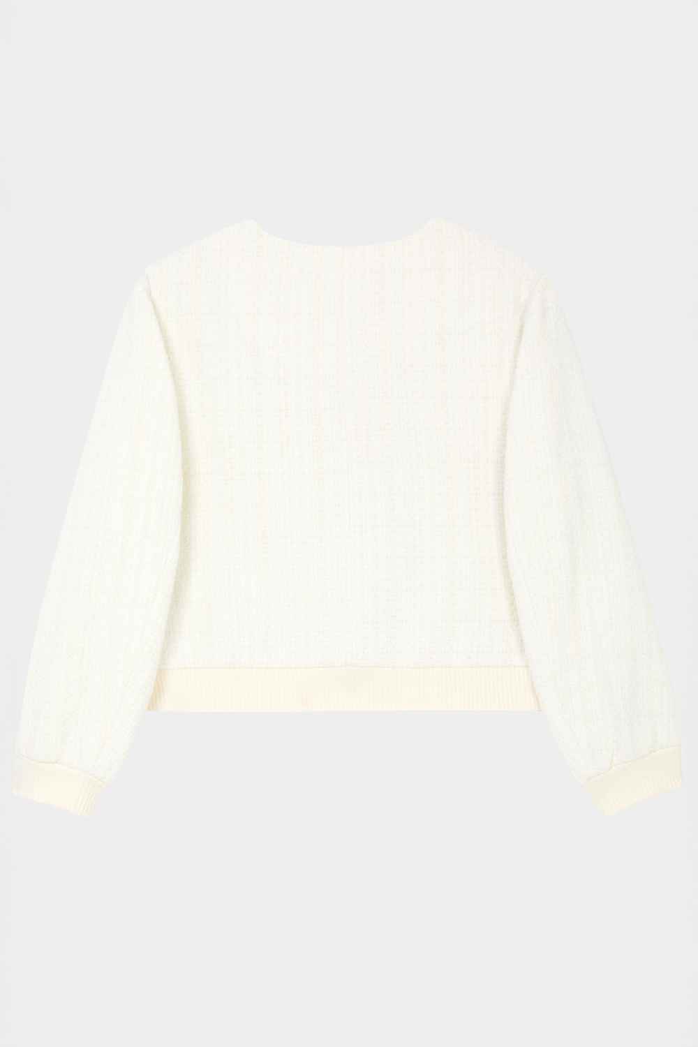SST&C White Baseball Style Jacket | 01122409001_6