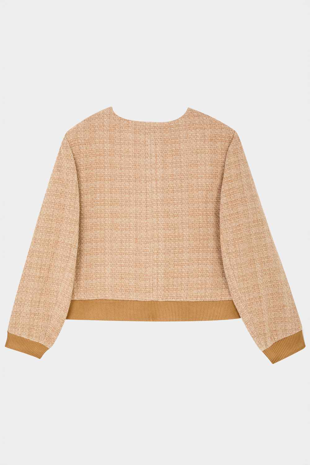 SST&C Gray Camel Baseball Style Jacket | 01122409002_5