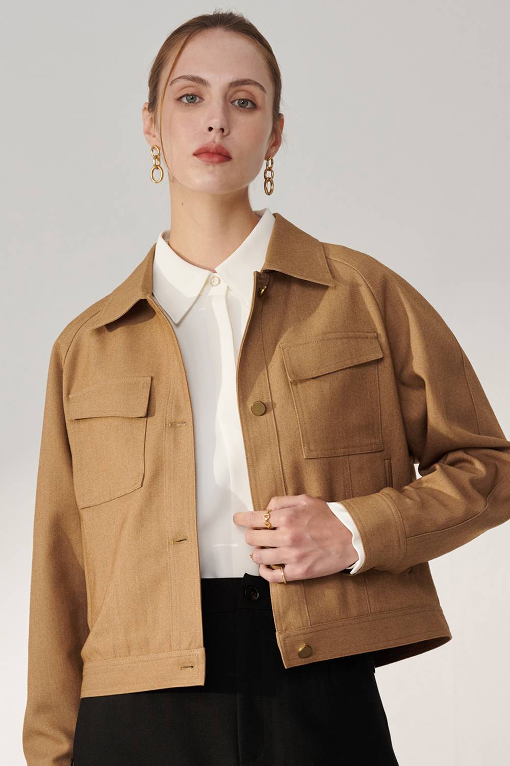 SST&C Peruvian Lapel Short Coat | 01122409003_1