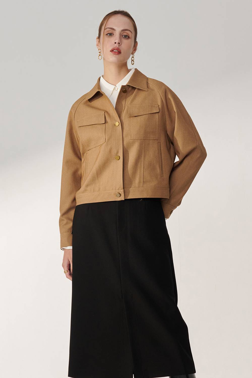 SST&C Peruvian Lapel Short Coat | 01122409003_2