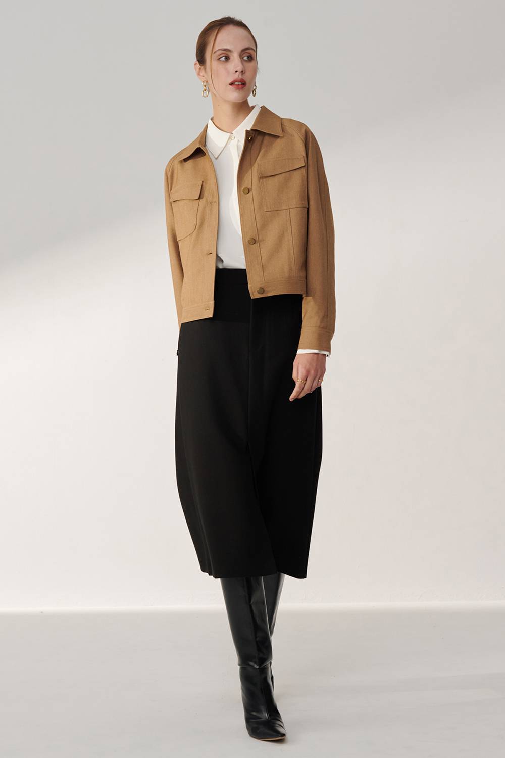 SST&C Peruvian Lapel Short Coat | 01122409003_3