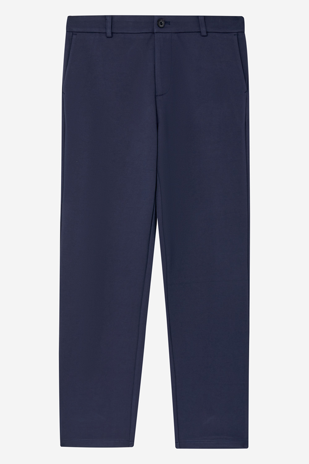 SST&C Dark Blue Low-Rise Slim Knitted Trousers | 01162409003_7