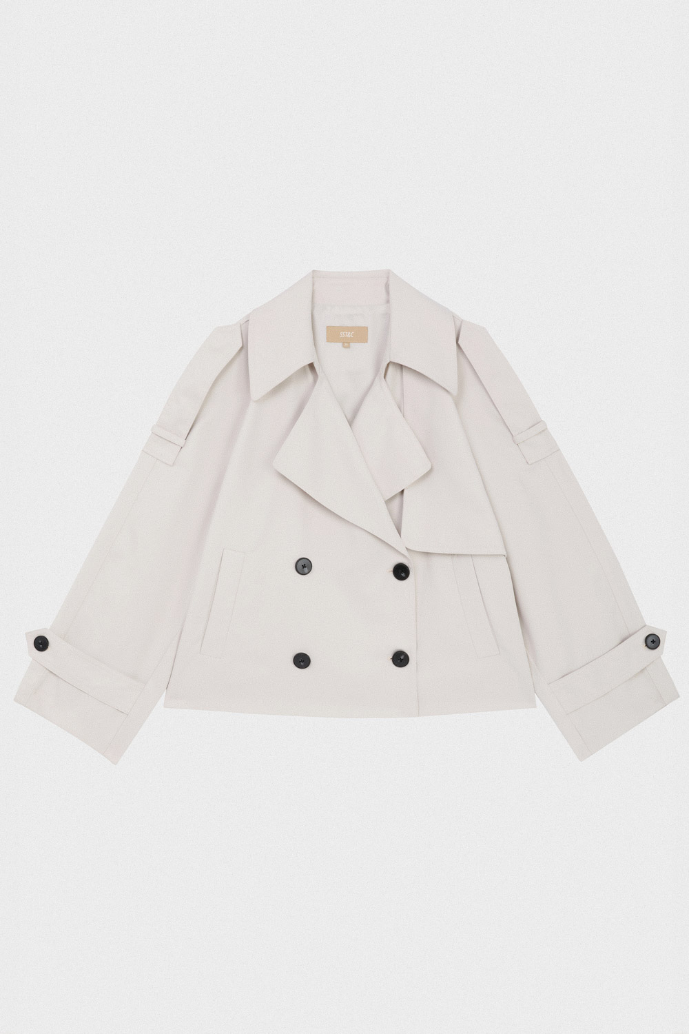 SST&C Light Khaki Short Windbreaker Jacket | 01142409001_7