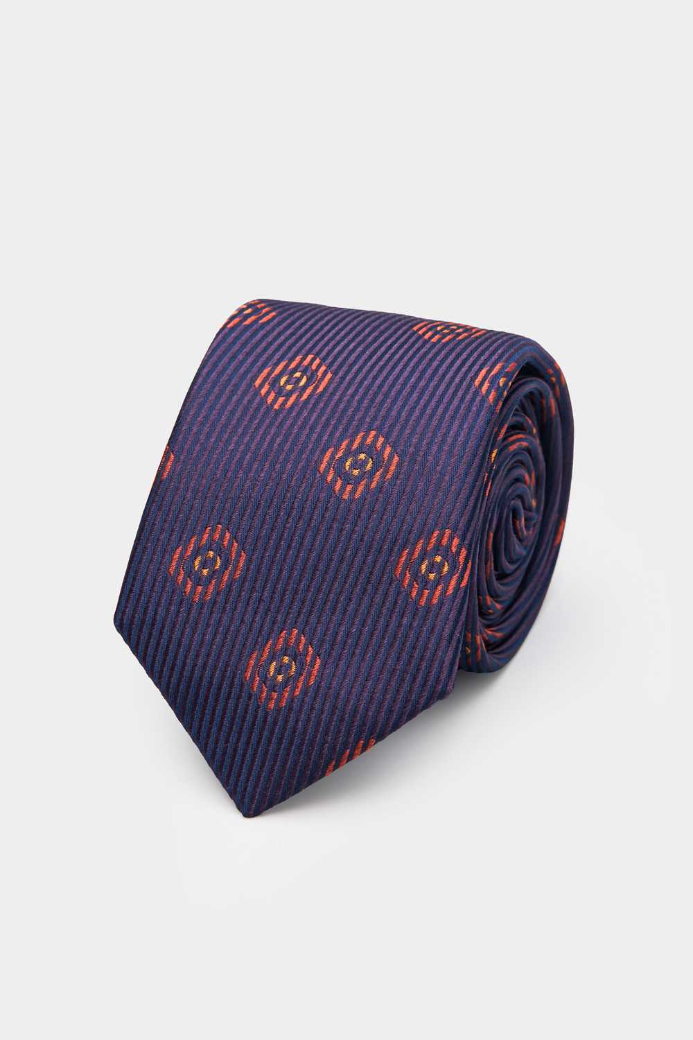 SST&C Purple Geometric Narrow Tie | 00362409002_0