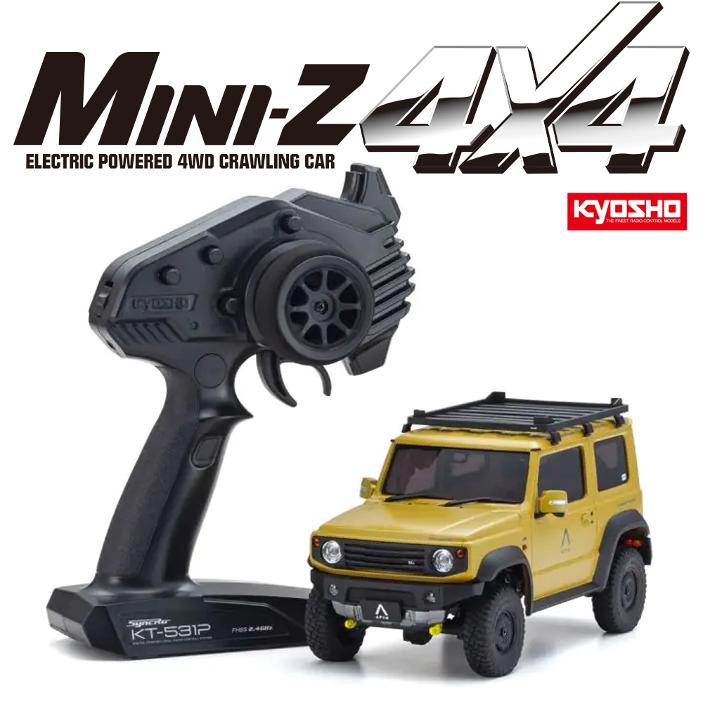 【原訂價9950】32537LBR MINI-Z 4×4 Series Suzuki Jimny Sierra  APIO JIMNY TS4 Yellow Ocher  Ready Set_0
