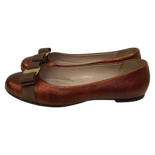 【微風信義店】Salvatore Ferragamo/淺口皮鞋/US81/2/RF22343 105
