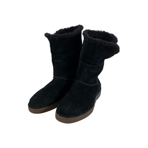 【桃園家樂福經國店】Clarks/Chukka靴/23cm/CLARKSDRAFTYHAZECUFFBLACK