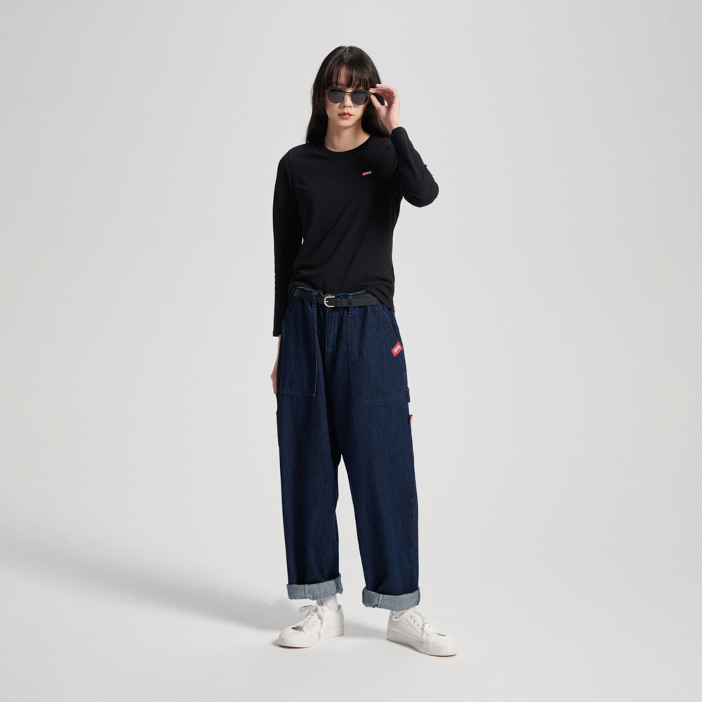 EDWIN｜WILDFIRE｜女裝｜圓領長袖T恤
