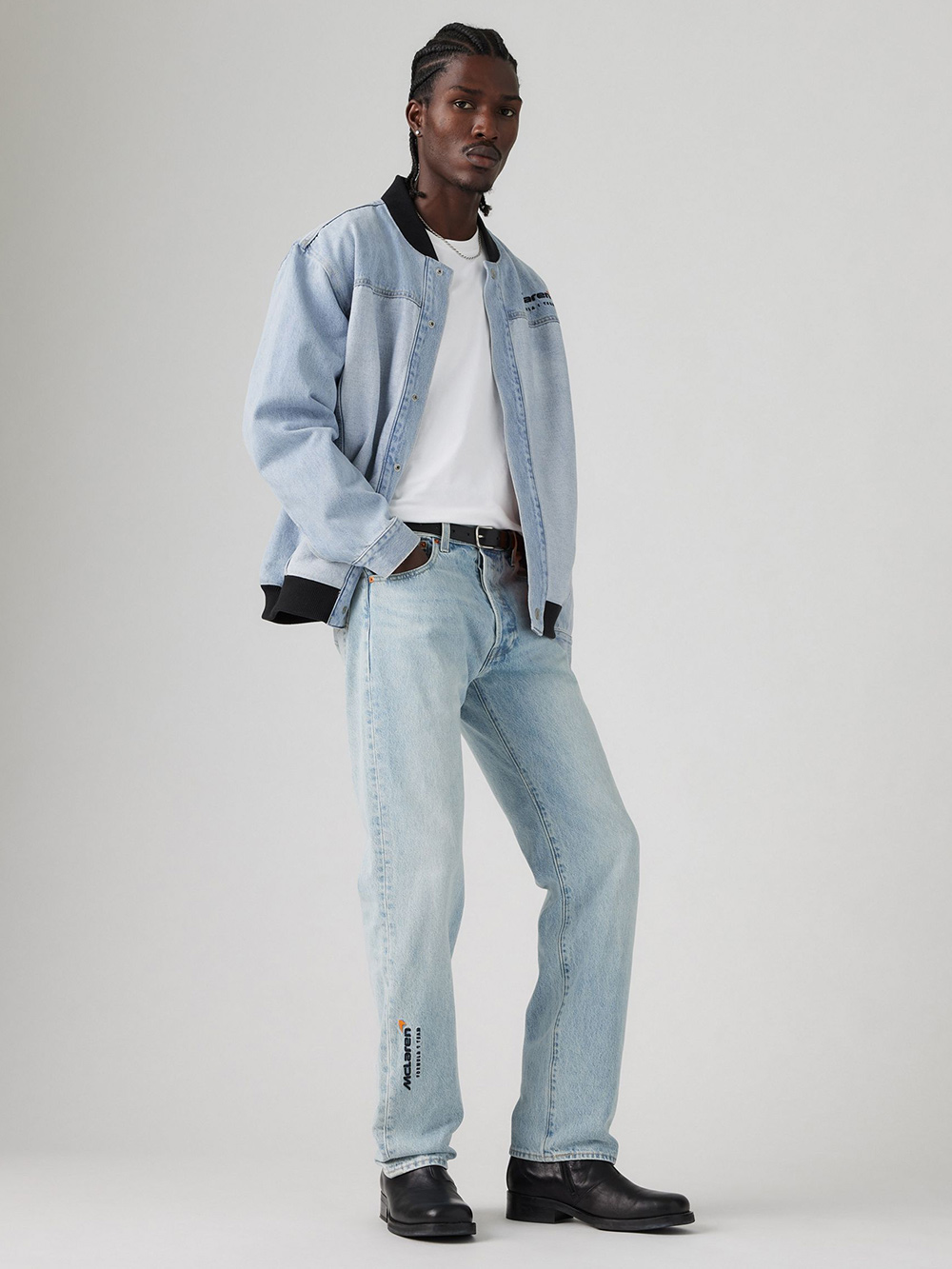 Levi’s® x McLaren 501® 男女同款直筒丹寧牛仔褲 人氣新品