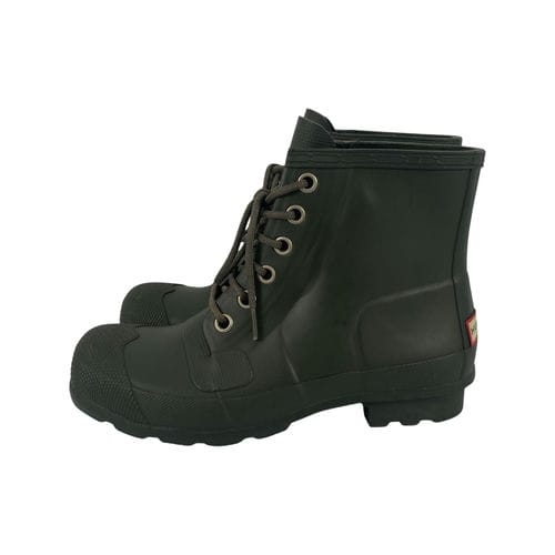 【台中中友百貨店】HUNTER/Lace Up靴/US7/