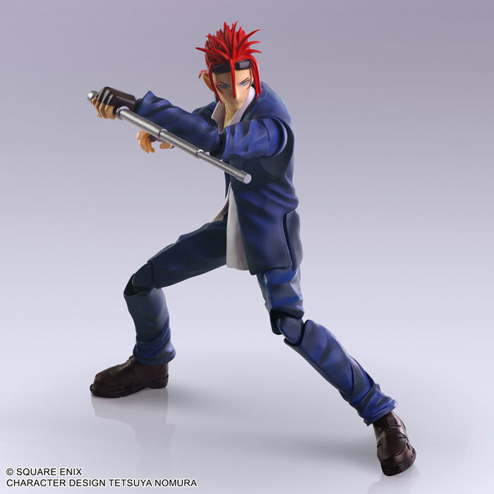 SQUARE ENIX BRING ARTS FF7 太空戰士7 最終幻想7 雷諾 可動完成品_5