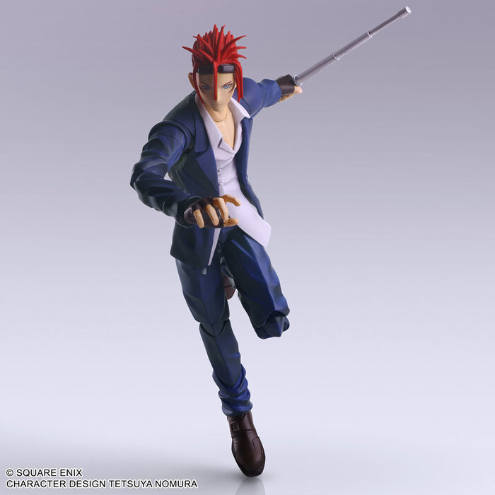 SQUARE ENIX BRING ARTS FF7 太空戰士7 最終幻想7 雷諾 可動完成品_6