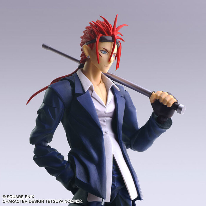 SQUARE ENIX BRING ARTS FF7 太空戰士7 最終幻想7 雷諾 可動完成品_7