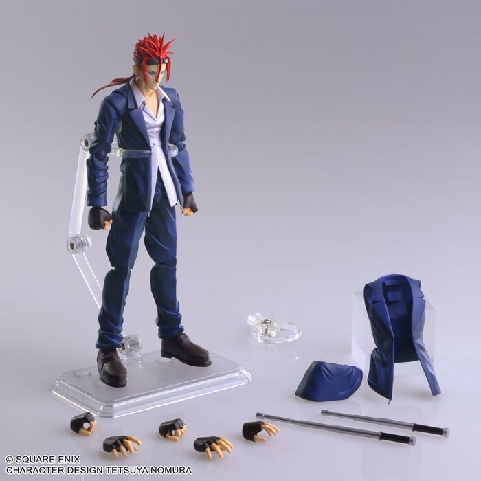 SQUARE ENIX BRING ARTS FF7 太空戰士7 最終幻想7 雷諾 可動完成品_8