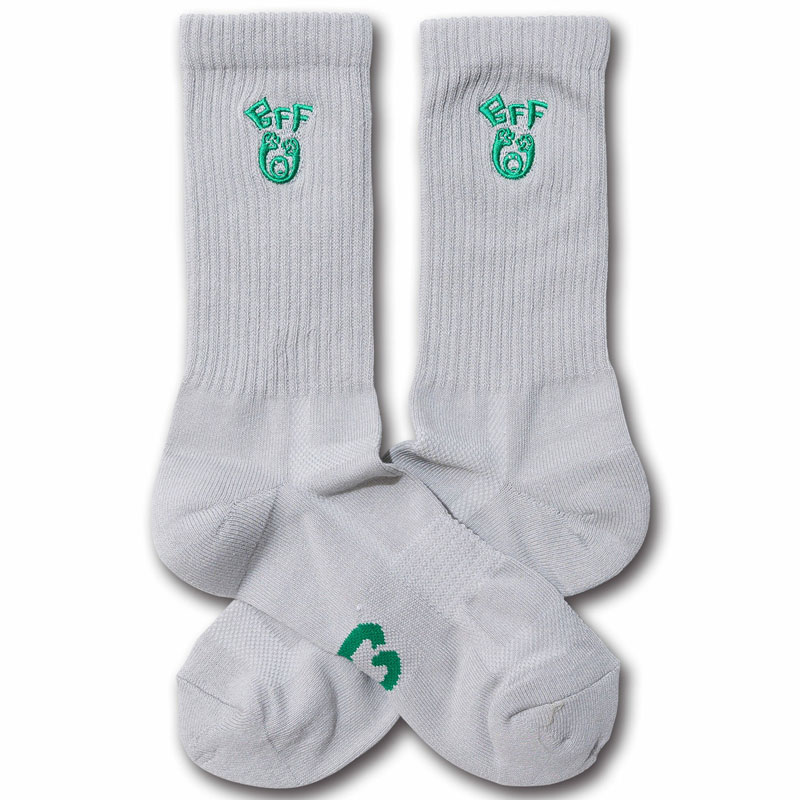 BEST FOOT FRIEND BF24019-GY SPRING SCREAM 春吶 中筒襪 小腿襪 (灰色)_1