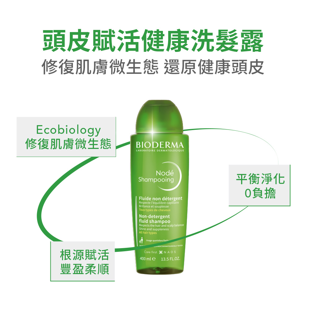 Nodé頭皮賦活健康洗髮露400ml_2