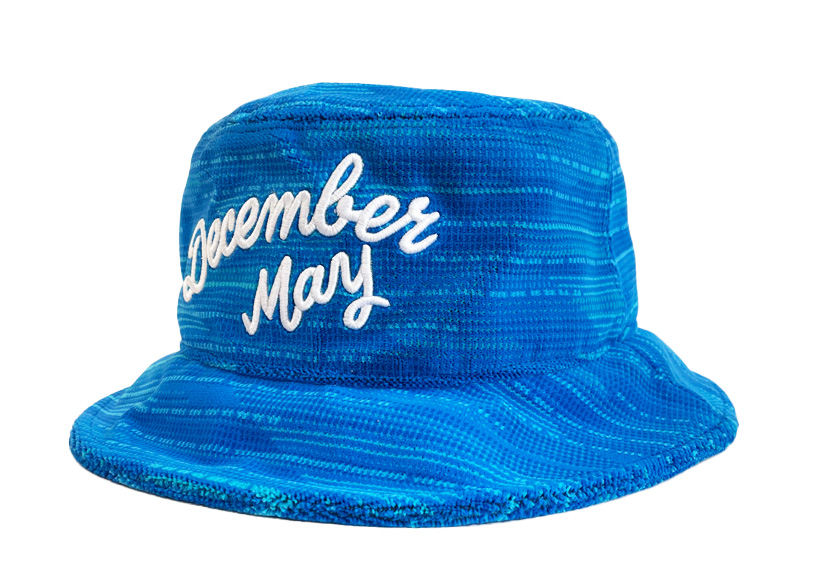 【DECEMBERMAY】SHINKANSEN Moquette bucket hat-Blue  3-999-5320